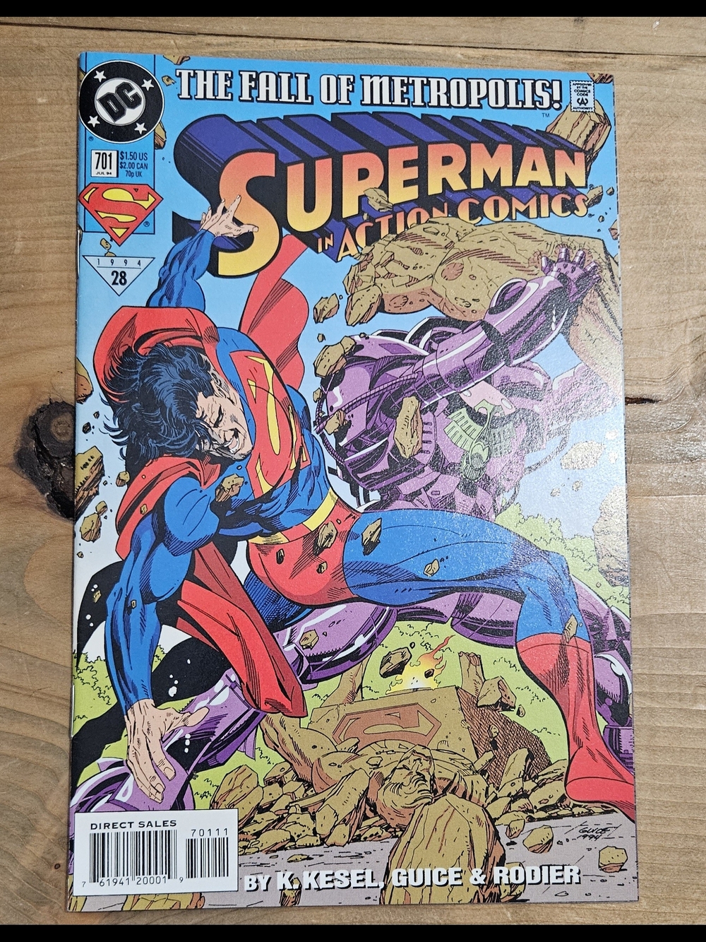 Superman in Action Comics #701 1994 *DC UNIVERSE LOGO* (DC Comics)